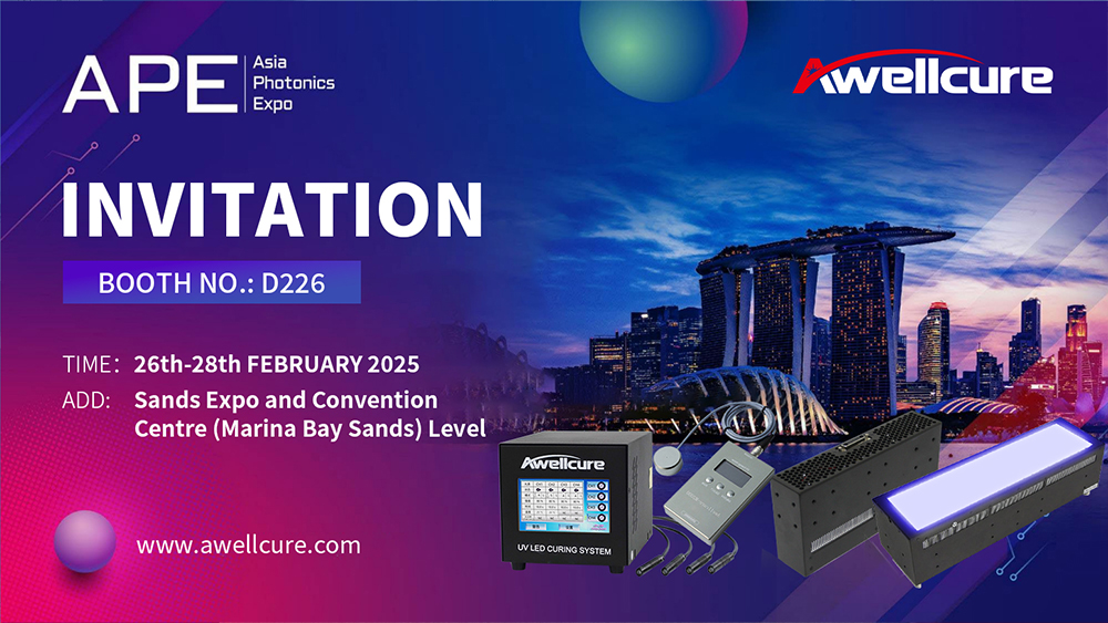 AWELLCURE Showcases Cutting-Edge Technology at APE 2025: UV LED Systems, UV Chambers, and UV Radiometers