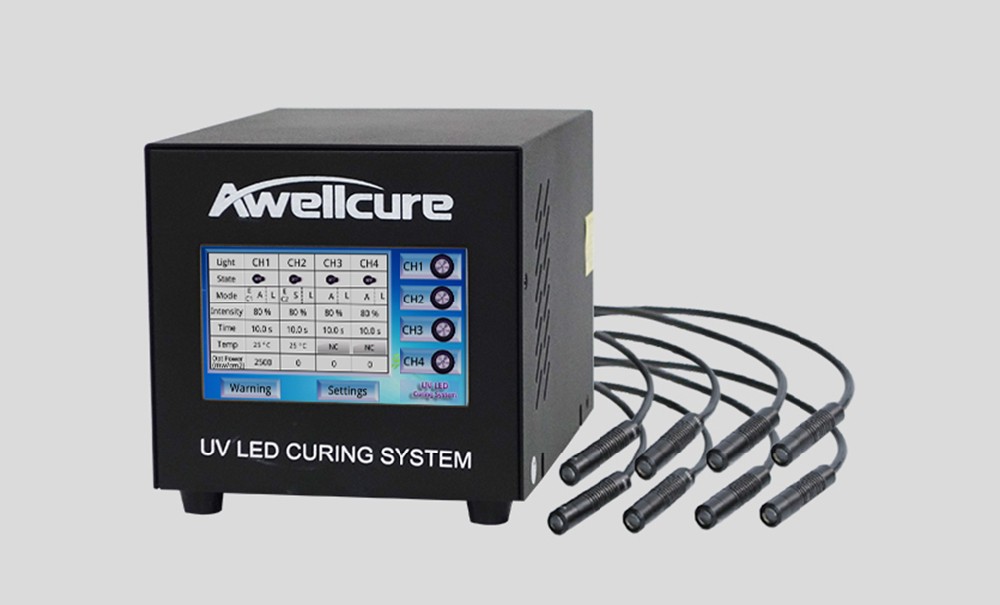 8 Channels Spot Curing System-Touch Screen Operation