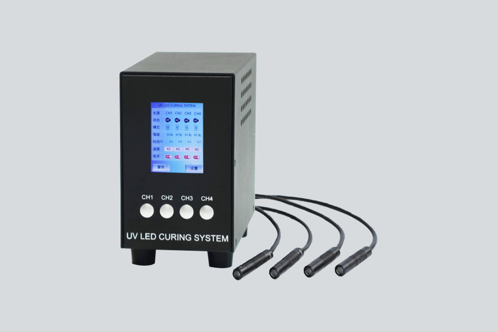 4 Channels UV Spot Curing System-Touch Screen Operation