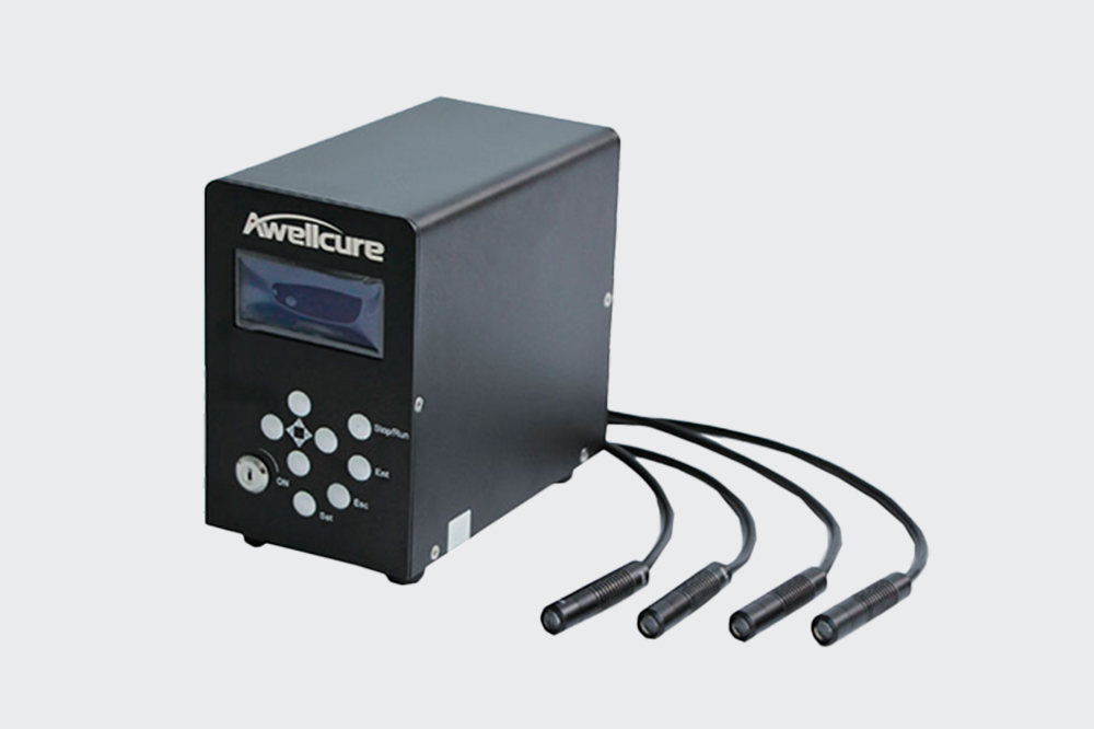 4 Channels UV Spot Curing System-Button Operation